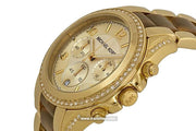 Michael Kors Blair Gold Dial Two Tone Steel Strap Watch for Women - MK6094