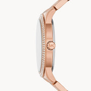 Michael Kors Tibby Quartz Rose Gold Dial Rose Gold Steel Strap Watch For Women - MK6880