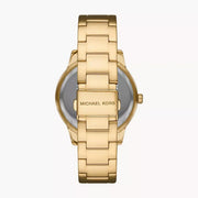 Michael Kors Tibby Multifunction White Dial Gold Steel Strap Watch for Women - MK6969