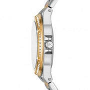 Michael Kors Lennox Three-Hand Gold Dial Two Tone Steel Strap Watch For Women  - MK6988