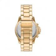 Michael Kors Everest Chronograph Gold Dial Gold Steel Strap Watch For Women - MK7210