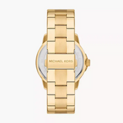 Michael Kors Bryn Quartz Gold Dial Gold Steel Strap Watch For Women - MK7317