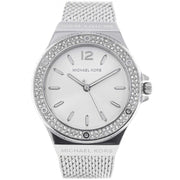Michael Kors Lennox Three-Hand Silver Dial Silver Steel Strap Watch For Women - MK7337