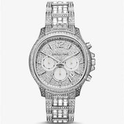 Michael Kors Sage Pavé Limited Edition Crystals Silver Dial Silver Steel Strap Watch for Women - MK7483LE