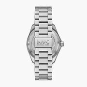 Michael Kors Maritime Analog Black Dial Silver Steel Strap Watch for Men - MK9161