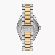 Michael Kors Maritime Three-Hand Blue Dial Two Tone Steel Strap Watch for Men - MK9169