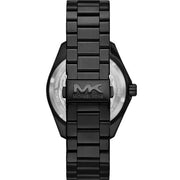 Michael Kors Maritime Three Hand Black Dial Black Steel Strap Watch for Men - MK9181