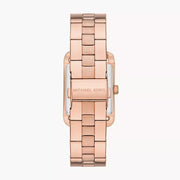 Michael Kors Monroe Three Hand Rose Gold Dial Rose Gold Steel Strap Watch for Women - MKO1032