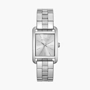 Michael Kors Monroe Three Hand Silver Dial Silver Steel Strap Watch for Women - MKO1033