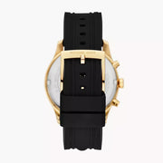 Michael Kors Berkley Chronograph Black Dial Black Rubber Strap  Watch for Men - MKO1038