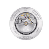 Tissot T Classic Luxury Powermatic 80 White Dial Silver Steel Strap Watch For Men - T086.408.11.016.00