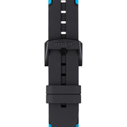 Tissot T Race Cycling Chronograph Black Dial Two Tone Rubber Strap Watch For Men - T111.417.37.441.05