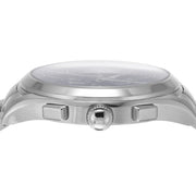 Emporio Armani Renato Chronograph Blue Dial Silver Steel Strap Watch For Men - AR11528