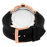 Michael Kors Sydney Pave Black Dial Black Silicone Strap Watch for Women - MK7245