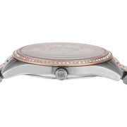 Michael Kors Lauryn Mother of Pearl Dial Two Tone Steel Strap Watch For Women - MK3979