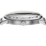Emporio Armani Minimalist Quartz Blue Dial Silver Mesh Strap Watch For Men - AR11571