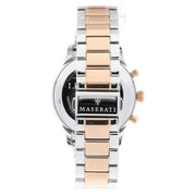 Maserati Tradizione White Dial Two Tone Stainless Steel Strap Watch For Men - R8873625001