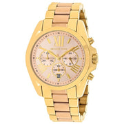 Michael Kors Bradshaw Gold Dial Two Tone Steel Strap Watch for Women - MK6359