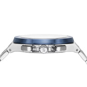 Michael Kors Lennox Chronograph Blue Dial Silver Steel Strap Watch For Men - MK8938