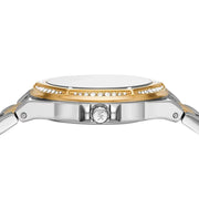 Michael Kors Lennox Three-Hand Gold Dial Two Tone Steel Strap Watch For Women  - MK6988