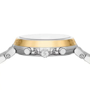 Michael Kors Maren Chronograph Silver Dial Silver Steel Strap Watch for Women - MK7495