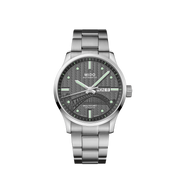 Mido Multifort Automatic Gray Dial Silver Steel Strap Watch For Men - M005.430.11.061.80