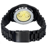 Citizen Tsuyosa Automatic Camouflage Black Dial Black Steel Strap Watch For Men - NJ0155-87E