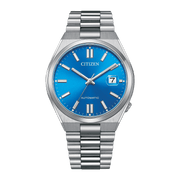 Citizen x Pantone Automatic Blue Dial Silver Steel Strap Watch For Men - NJ0158-89L