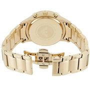 Emporio Armani Renato Chronograph White Dial Gold Steel Strap Watch For Men - AR11332