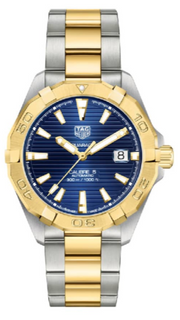 Tag Heuer Aquaracer Calibre 5 Blue Dial Two Tone Steel Strap Watch for Women - WBD2120.BB0930