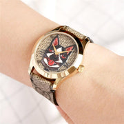 Gucci G-Timeless Brown Dial Brown Leather Strap Unisex Watch - YA1264057