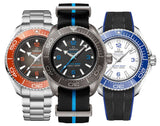 Omega Seamaster Planet Ocean 6000M 45.5mm Black Dial Silver Steel Strap Watch for Men - 21530462106001