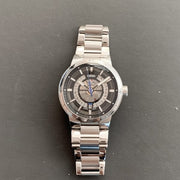 Oris TT1 Engine Date Skeleton Black Dial Silver Steel Strap Watch for Men - 0173377524124-0782408