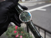 IWC Portofino Automatic Green Dial Green Leather Strap Watch for Women - IW357405