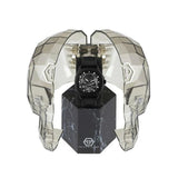 Philipp Plein High-Conic Automatic Black Dial Black Silicone Strap Watch for Men - PWRAA0923