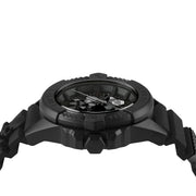 Philipp Plein The Skull Black Dial Black Silicone Strap Watch for Men - PWAAA0721