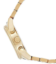 Michael Kors Ritz Chronograph Gold Dial Two Tone Steel Strap Watch for Women - MK6322