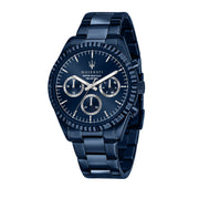 Maserati Blue Edition Collection Blue Dial Blue Steel Strap Watch For Men - R8853100025