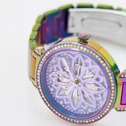 Guess Lily Analog Purple Dial Purple Steel Strap Watch For Women - GW0528L4