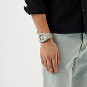 Philipp Plein The Skeleton White Dial White Silicone Strap Watch for Men - PWVBA0123