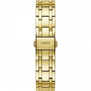 Guess Cosmo Diamonds Gold Dial Gold Steel Strap Watch For Women - GW0033L2