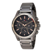 Tommy Hilfiger Mason Grey Dial Grey Steel Strap Watch for Men - 1791790