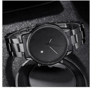 Armani Exchange Cayde Analog Black Dial Black Steel Strap Watch For Men - AX2701