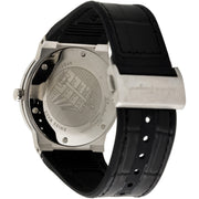 Salvatore Ferragamo F-80 Classic Black Dial Black Leather Strap  Watch for Men - SFDT00219