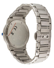 Salvatore Ferragamo F-80 Classic Blue Dial Silver Steel Strap Watch for Men - SFDT01320