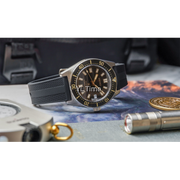 Seiko Prospex 1965 Diver's Modern Re-Interpretation Automatic Brown Dial Black Rubber Strap Watch For Men - SPB147J1
