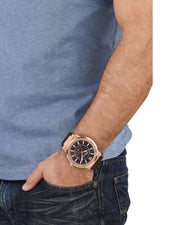 Salvatore Ferragamo F-80 Classic Black Dial Black Rubber Strap Watch for Men - SFHY02522