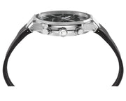 Salvatore Ferragamo Sapphire Chrono Black Dial Black Silicone Strap Watch for Men - SFME00121