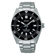 Seiko Prospex Automatic Diver Black Dial Silver Steel Strap Watch For Men - SPB051J1