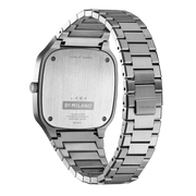 D1 Milano Square Eden Green Dial Silver Steel Strap Watch for Men - D1-SQBJ06